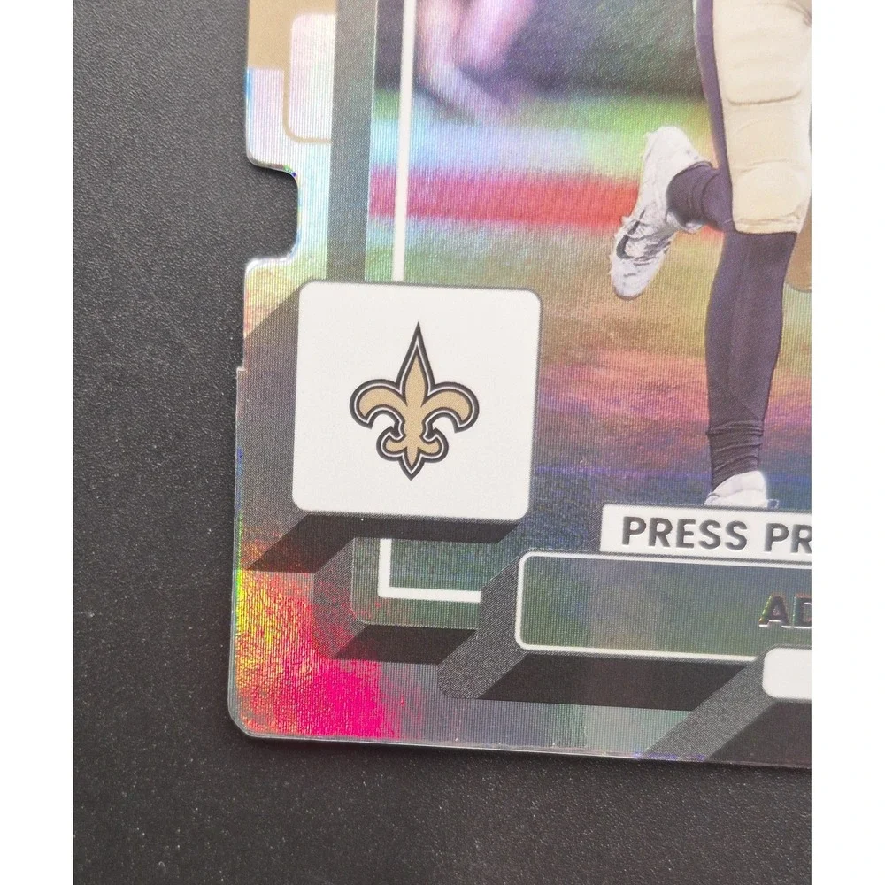 2022 Donruss Adam Trautman #245 Silver Press ProofDie-Cut /75 New Orleans Saints